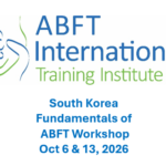 Korea- Fundamentals of Attachment-Based Family Therapy Workshop (Oct 6 & 13, 2026)